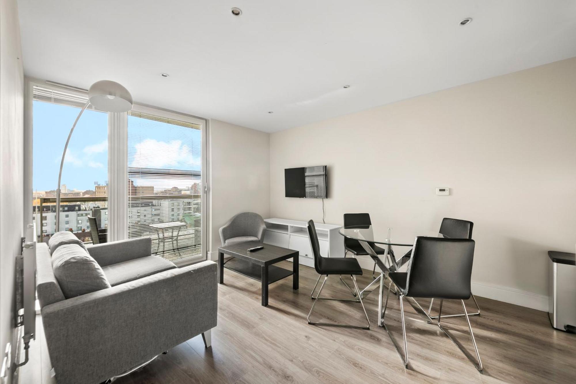 Londwell, Canary Wharf Skyline Balcony Suite Londen Buitenkant foto